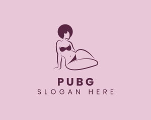 Afro Sexy Woman Logo