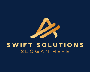 Swift - Swift Business Agency Letter A logo design