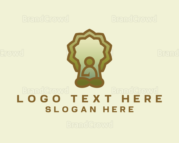 Yoga Meditation Tree Logo