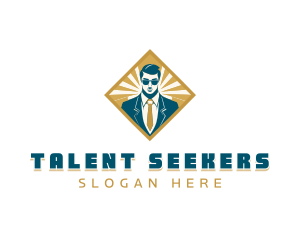 Recruitment - Professional Recruiter Male logo design