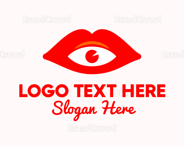 Red Lips Vision Logo