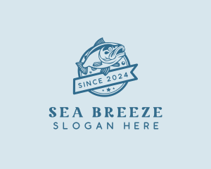 Saltwater Aquatic Fishery logo design