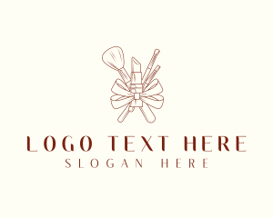 Beautician - Lipstick Cosmetics Beautician logo design