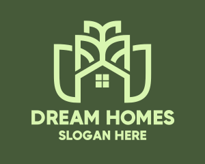 Real Estate - Green House Real Estate logo design