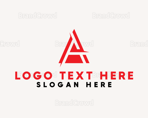 Business Marketing Letter A Logo