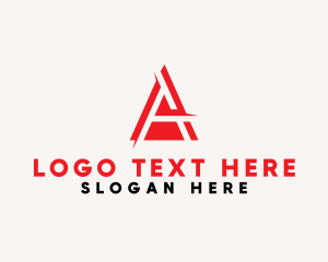 Loan - Business Marketing Letter A logo design