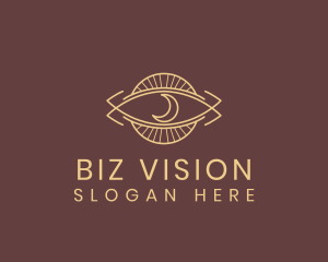 Eye Boho Moon logo design