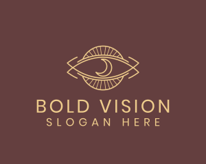 Eye Boho Moon logo design