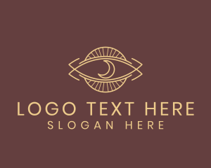 Boho - Eye Boho Moon logo design