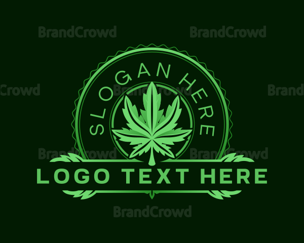 Marijuana Weed Leaf Logo