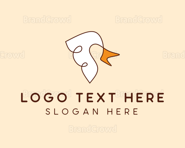 Bird Beak & Wings Logo