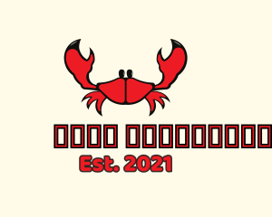 Red Moon - Red Small Crab logo design