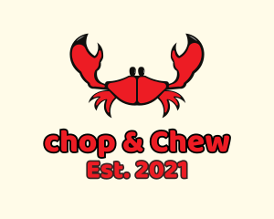 Seafood - Red Small Crab logo design