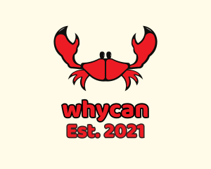 Crab - Red Small Crab logo design
