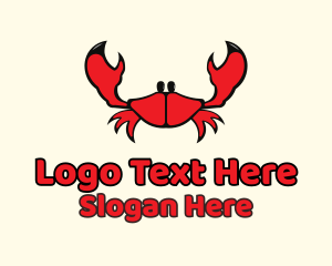 Red Small Crab Logo