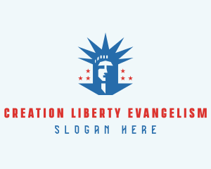 USA Statue Of Liberty logo design