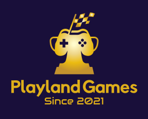 Games - Gaming Championship Trophy logo design