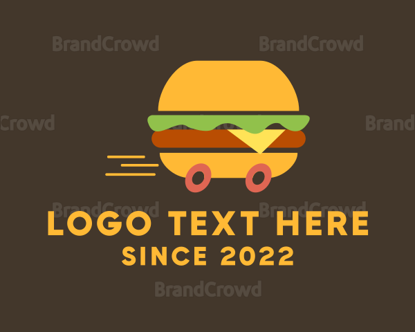 Fast Burger Delivery Logo