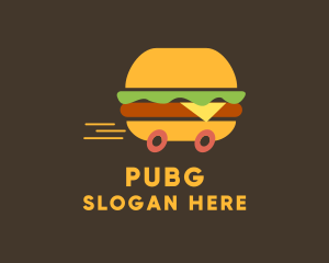 Fast Burger Delivery Logo