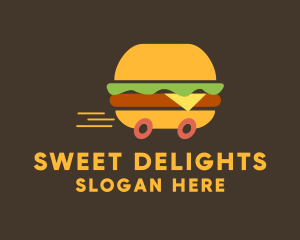 Fast Burger Delivery Logo