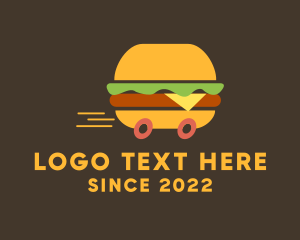 On The Go - Fast Burger Delivery logo design