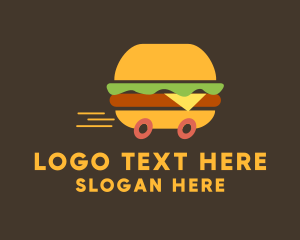 Fast Burger Delivery Logo