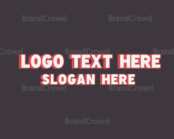 Popart Creative Wordmark Logo | BrandCrowd Logo Maker