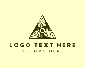 Triangle - Illuminati Pyramid Agency logo design