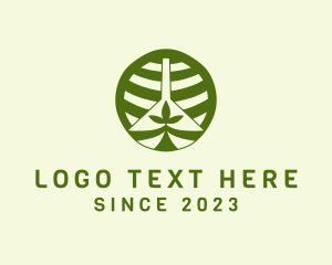 Scented Oil - Essential Herbal Oil logo design