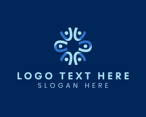Volunteer - Human Volunteer Organization logo design
