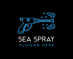 Sparkle Clean Pressure Washing logo design