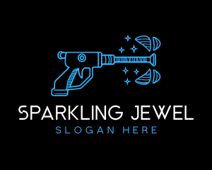 Sparkle Clean Pressure Washing logo design