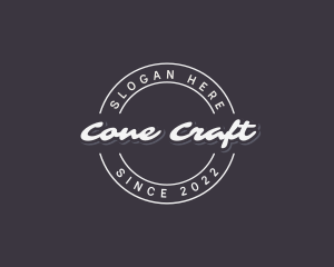 Cursive Circle Business logo design