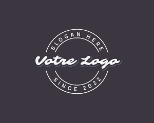 Bistro - Cursive Circle Business logo design