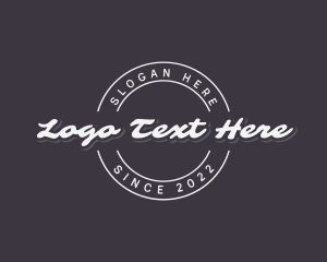 Cursive Circle Business Logo