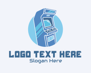 Hobby - Retro Arcade Video Game logo design