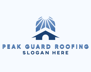 Roof Repair Roofing logo design