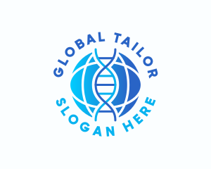 Global Biotech Laboratory  logo design