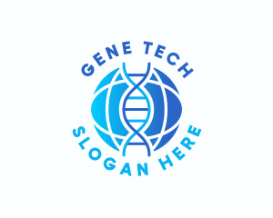 Gene - Global Biotech Laboratory logo design