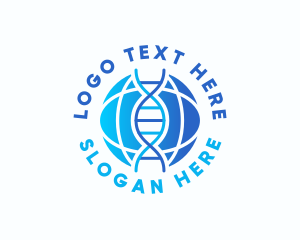 Gene - Global Biotech Laboratory logo design