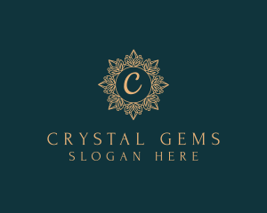 Luxury Crystal Jewelry logo design