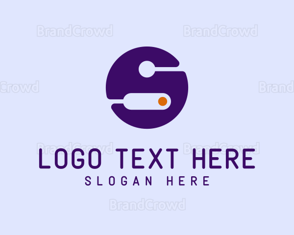 Abstract Person Letter S Logo
