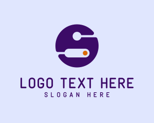 Router - Abstract Person Letter S logo design