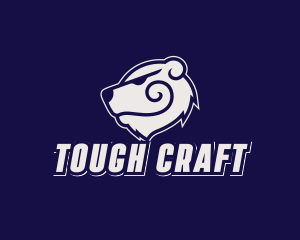 Tough Mustache Bear logo design