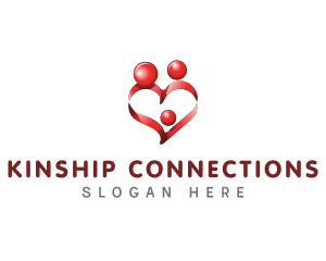 Family - Community Family Heart logo design
