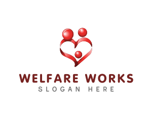 Welfare - Community Family Heart logo design