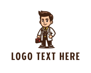 Surgeon - Medical Doctor Cartoon logo design
