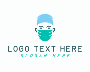 Healthcare Provider - Medical Surgeon Face Mask logo design