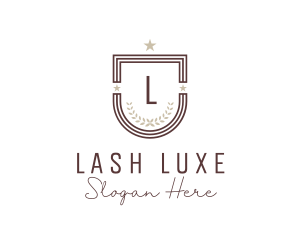 Wreath Law Firm Shield  logo design