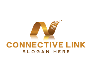 Network - Digital Technology Network logo design